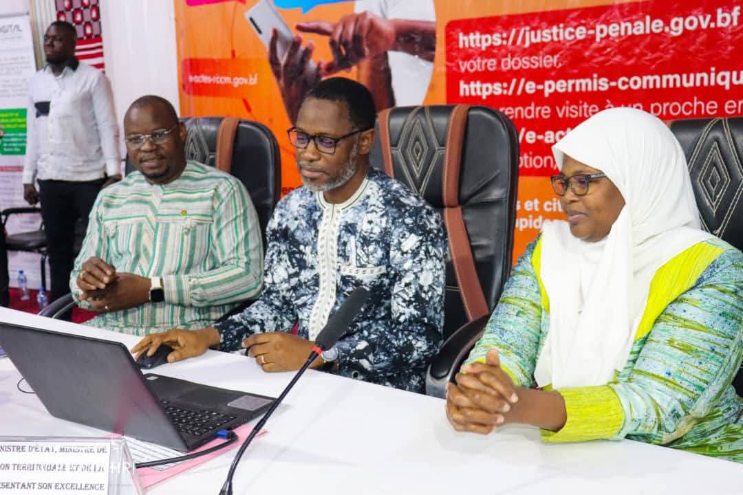 JUSTICE DIGITALE : 3 NOUVELLES PLATEFORMES LANCÉES POUR RAPPROCHER LA JUSTICE DES BURKINABÈ