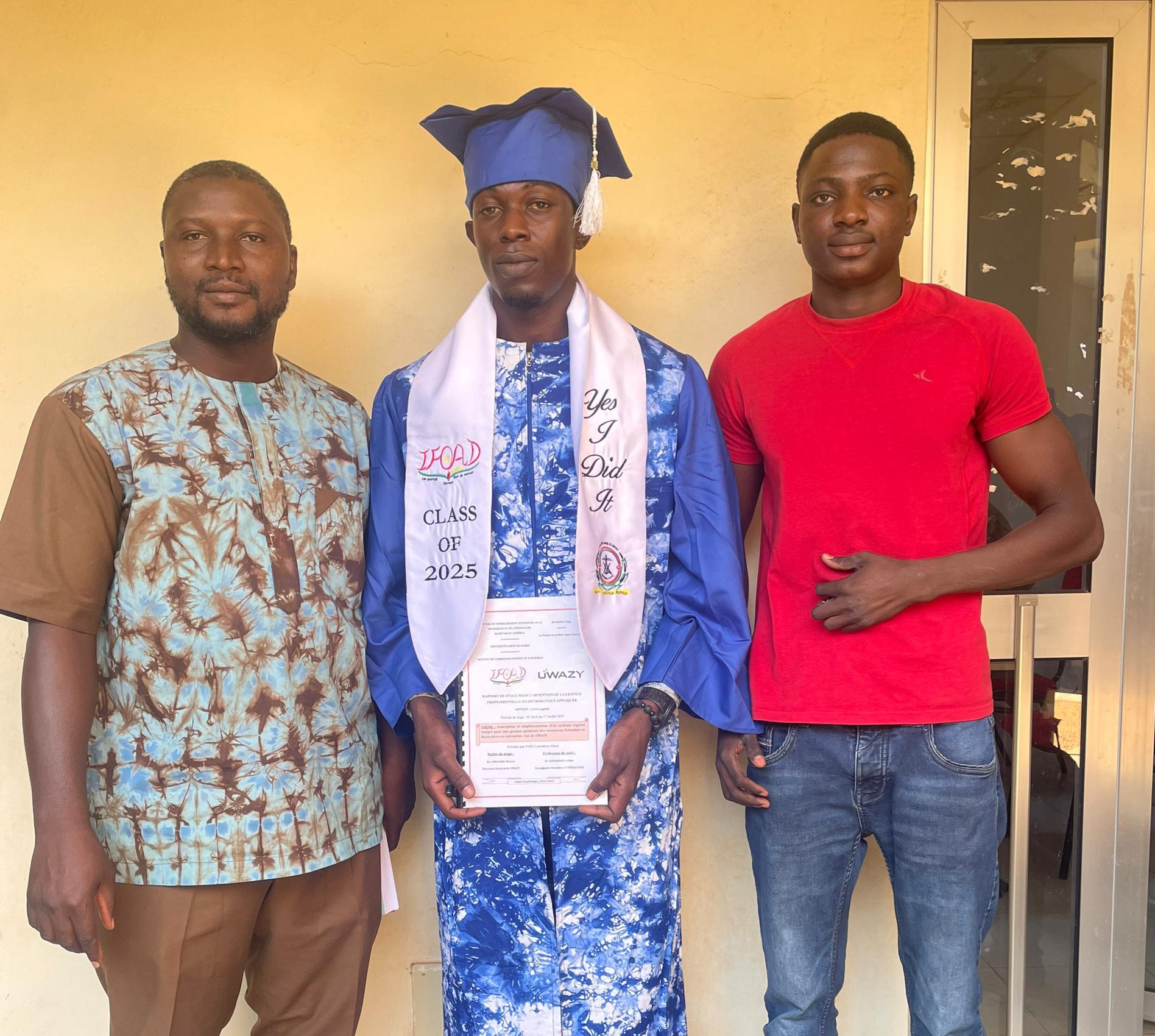 Soutenance pour la licence en Informatique,   Génie Logiciel,    PARE a obtenu la note de 17/20